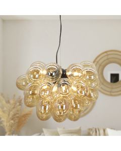 Design fönsterlampa bärnstensfärgad, Cyril