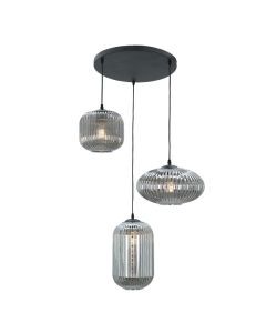 Retro fönsterlampa grå, Charlois