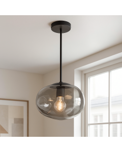 Design fönsterlampa grå, Evita
