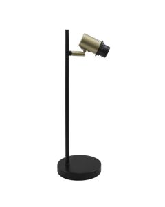 Aluminium bordslampa utan skärm svart, Rika