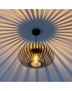 Industri fönsterlampa svart, Lieve