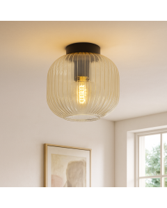 Retro taklampa bärnstensfärgad, Charlois