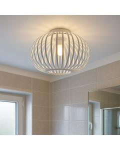Industri taklampa badrum vit, Lieve, IP44