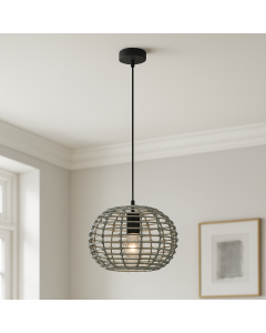Rotting fönsterlampa grå, Roza