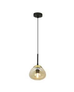 Design fönsterlampa bärnstensfärgad, Sedef
