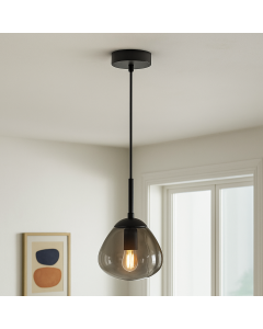 Design fönsterlampa grå, Sedef