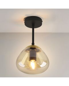 Design taklampa bärnstensfärgad, Sedef