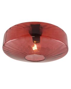 Design taklampa röd, Sevda