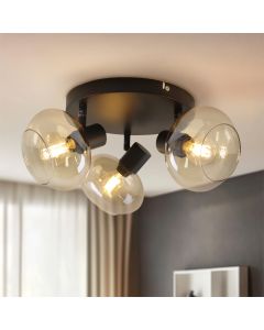 Design spotlight tak bärnstensfärgad, Skip