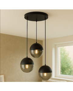 Design fönsterlampa grå, Nalini