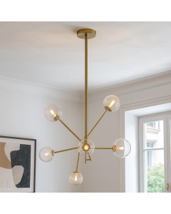 Design fönsterlampa guld, Kaily