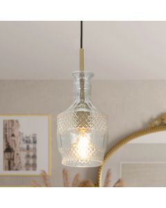Design fönsterlampa transparent, Danny
