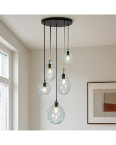 Design fönsterlampa blå, Cees
