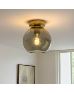 Design taklampa grå, Giada