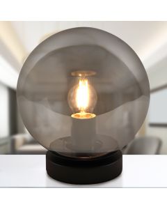 Modern bordslampa grå, Jelly, med brytare