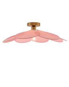 Rustik taklampa rosa, Nena