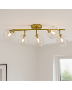 Design taklampa transparent, Remo