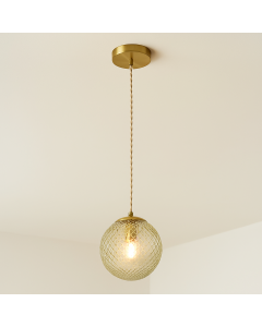 Retro fönsterlampa grön, Johnson