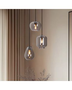 Modern fönsterlampa grå, Caia