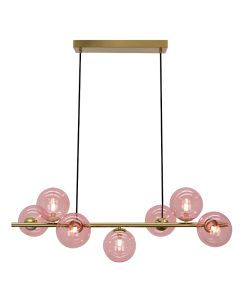 Design fönsterlampa rosa, Remo