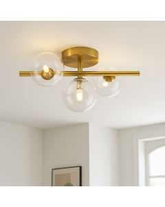 Design taklampa transparent, Remo