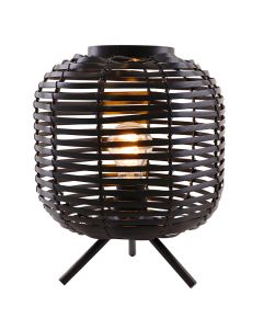 Industri bordslampa svart, Pinar, med brytare