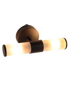 Modern badrumslampa vägg svart, Callum, IP44