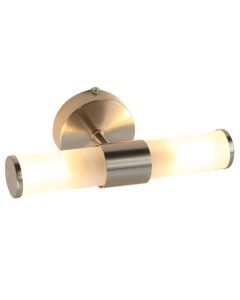 Modern badrumslampa vägg nickel, Callum, IP44