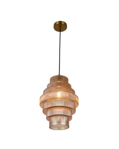 Retro fönsterlampa bärnstensfärgad, Paris