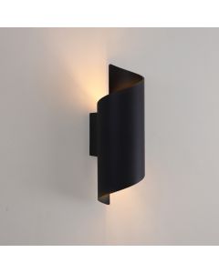 Modern up down vägglampa svart, Selda
