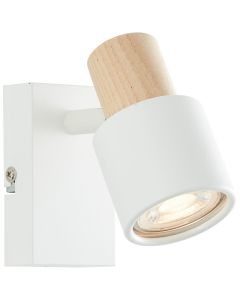 Modern väggspotlight vit, Soscha