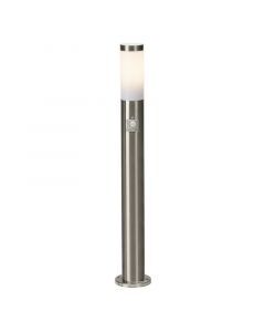 Plast golvlampa utomhus med rörelsesensor krom, Tom, IP44