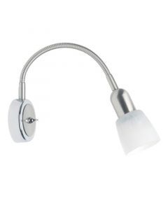 Metall vägglampa krom, Ingo