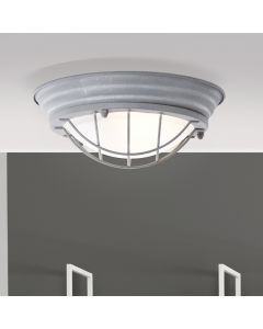 Industri vägglampa grå, Aoife