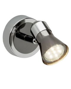 Metall vägglampa krom, Levijn