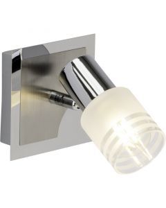 Metall vägglampa krom, Blake
