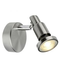 Metall vägglampa krom, Robel