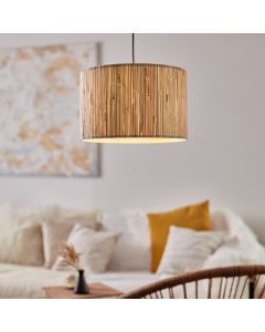 Rustik fönsterlampa beige, Wenda