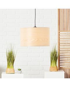 Trä fönsterlampa beige, Enna