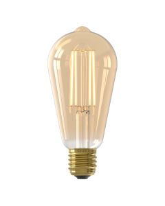 Dimbar Calex E27 Edison lampa LED bärnstensfärgad, 3,5W, 2100K