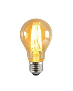 Dimbar Olucia E27 LED lampa, A60, 5w, bärnstensfärgad glas, 2400k