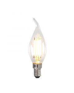 Dimbart Olucia E14 LED-spetsljus, 3w, genomskinligt glas, 2700k