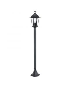 Svart klassisk utelampa aluminium, Alieke, IP44