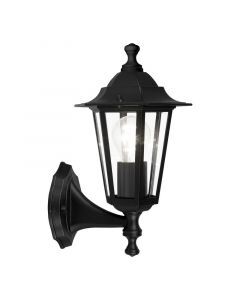 Svart klassisk utelampa aluminium, Alieke, IP44