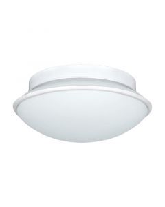 Vit vägglampa stål, Nicoletta, IP44