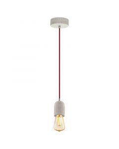 Grå vintage fönsterlampa metall, Christel