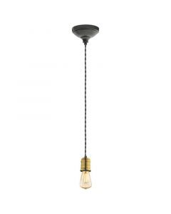 Guld vintage fönsterlampa metall, Christel