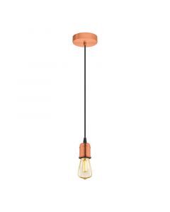 Koppar vintage fönsterlampa metall, Christel