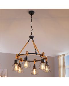 Svart industri fönsterlampa stål, Simeon