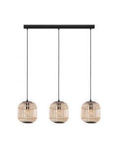 Rustik fönsterlampa trä, Ankie